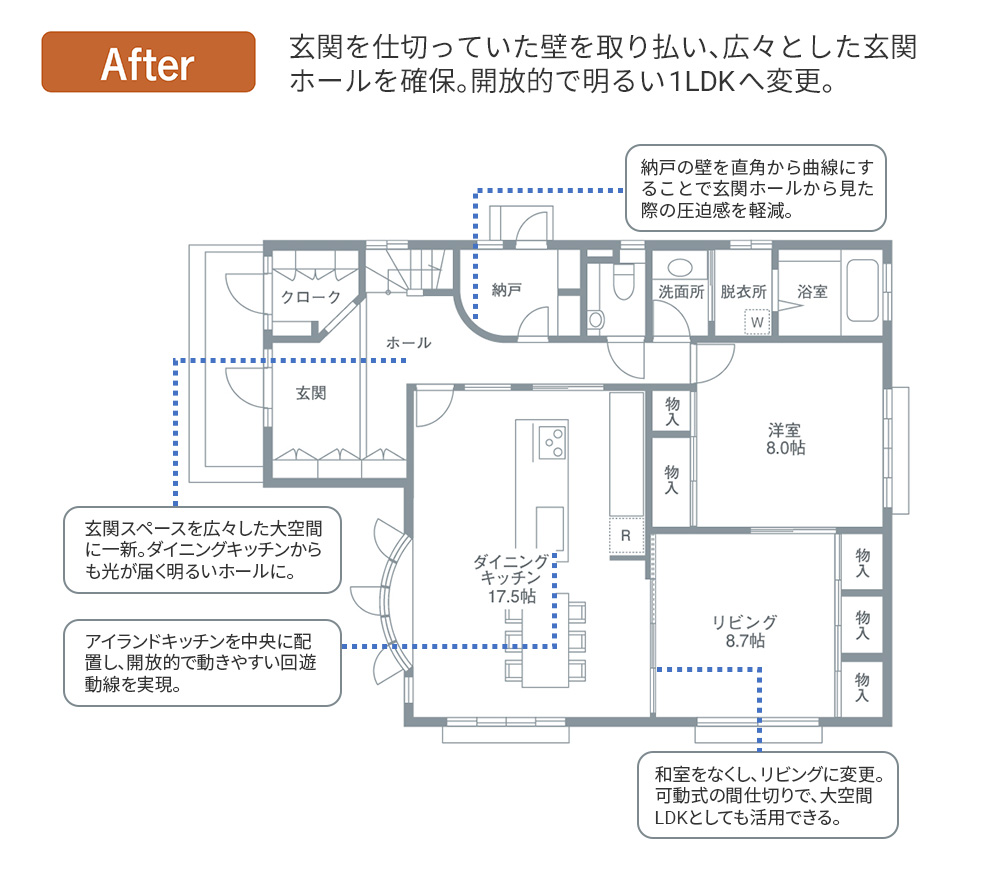 Afterの間取り図