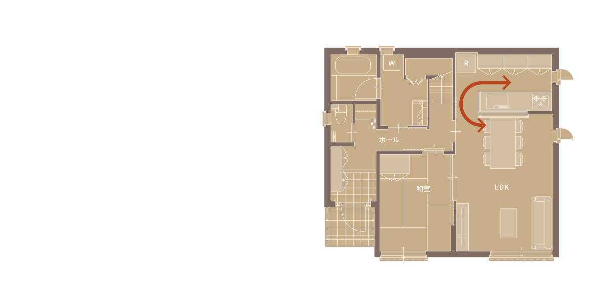 「現行の省エネ基準※の断熱性能」ボード解体不要、外周壁や梁、サッシなどは、新築時の断熱仕様の状態で、現行の省エネ基準を満たしています。 - ※平成28年省エネ基準