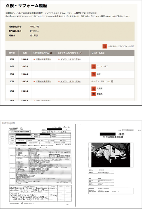 邸ごとの維持管理を常に把握しています。