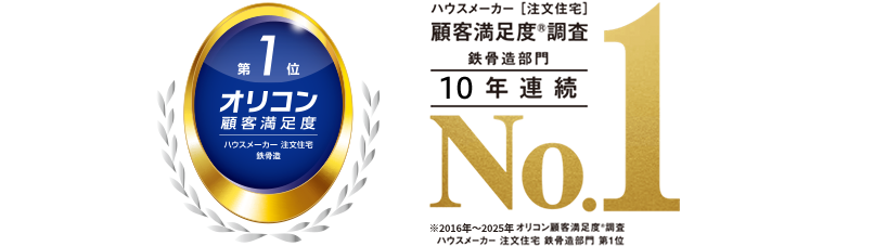 オリコン顧客満足度®調査 で幅広い世代から高い評価をいただいております。