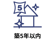 築年5年以内の物件