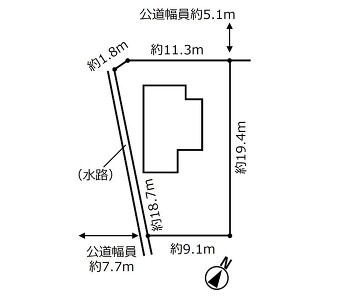 敷地概略図
