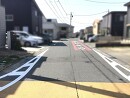 西側前面道路南