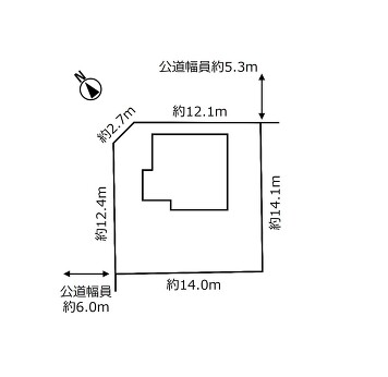 敷地概略図