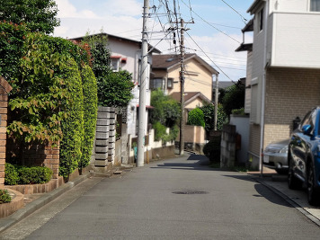 前面道路