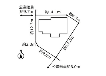 敷地概略図