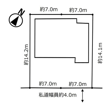 敷地概略図