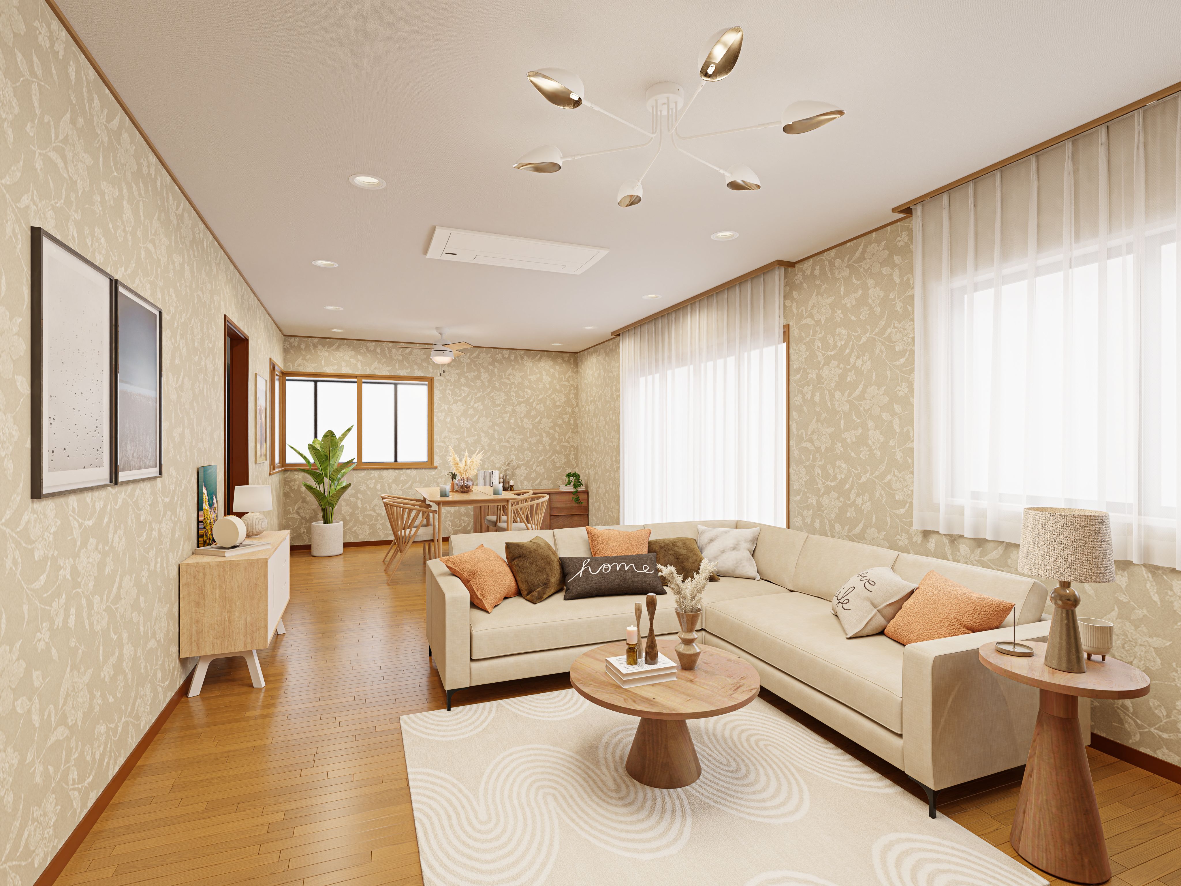 リフォームCG画像・1階LDK