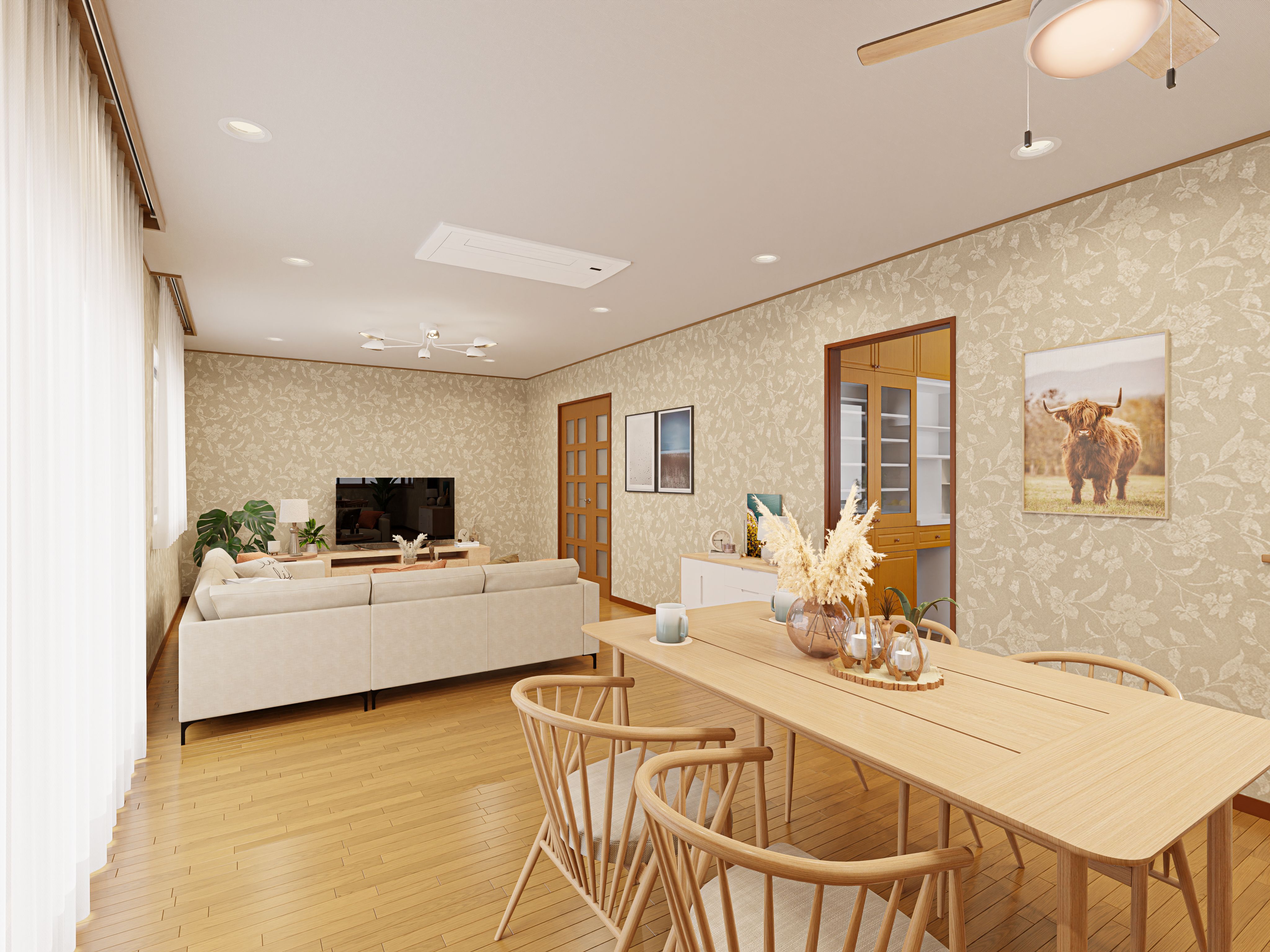 リフォームCG画像・1階LDK